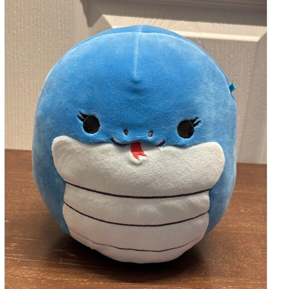 Squishmallow 7 inch Vermicelli the Snake Blue Stuffed Animal Plush Toy - Picture 1 of 10